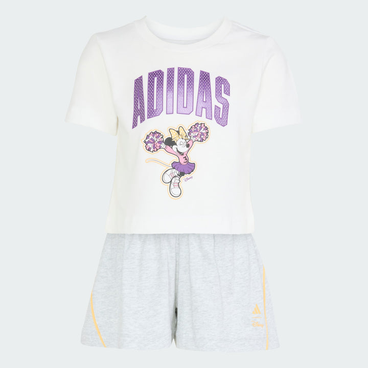 ADIDAS NIÑA CONJ. DE SHORT LG DY MI T WHITE/SEICTA