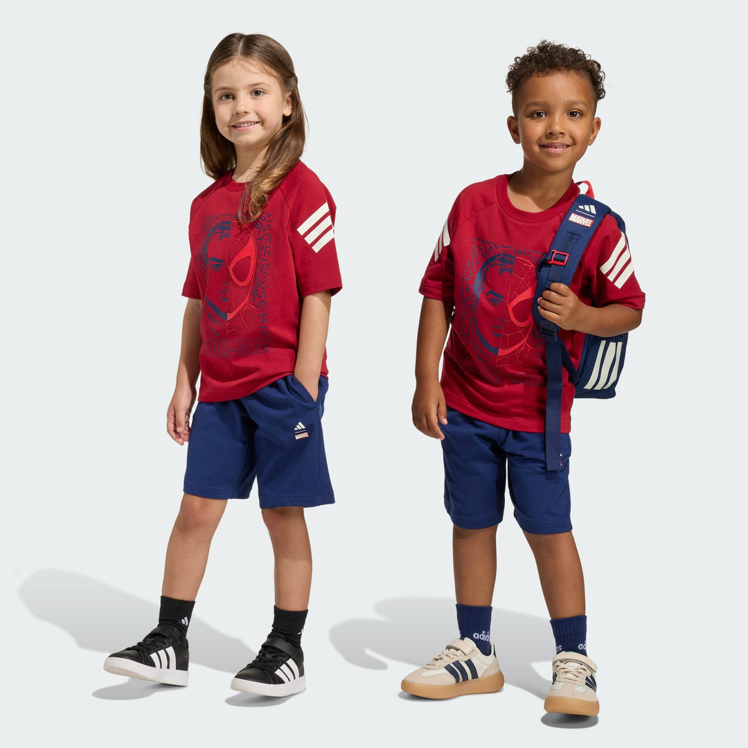 ADIDAS  NIÑO CONJ. DE SHORT LK MARVEL SPIDERMAN