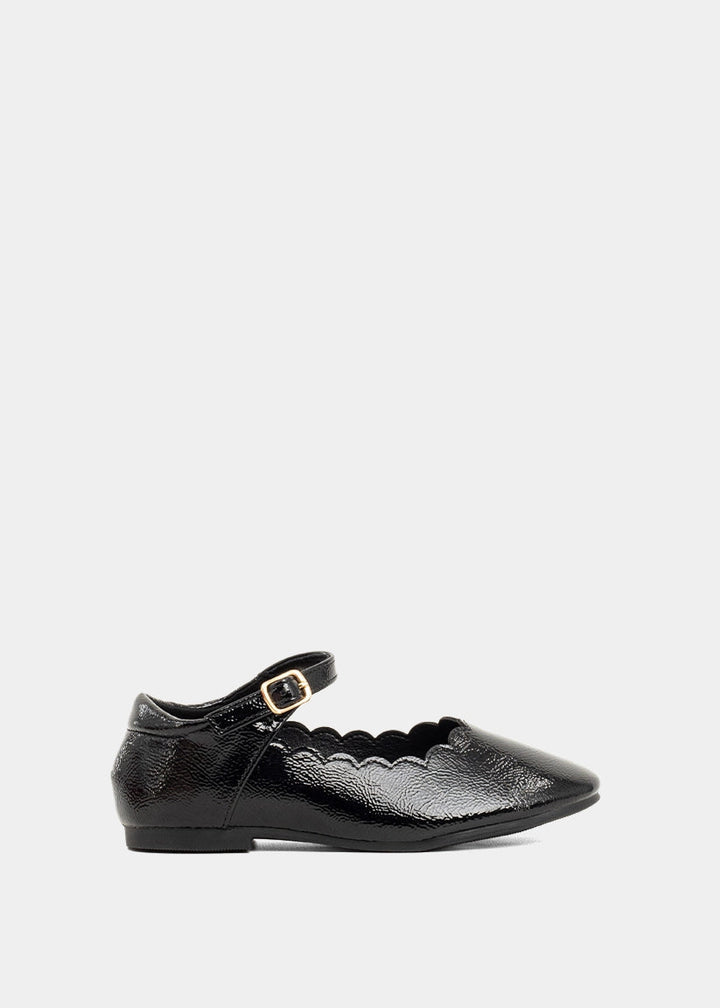 SHUSHOP NIÑA ZAPATO AGATHA MINI BLACK PATENT