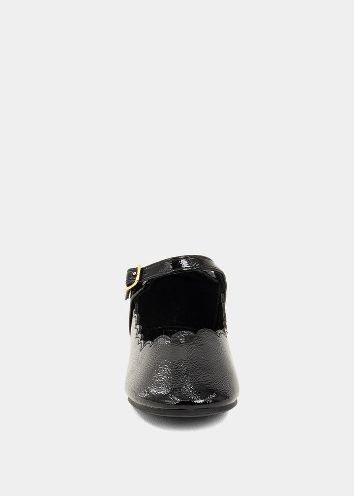 SHUSHOP NIÑA ZAPATO AGATHA MINI BLACK PATENT