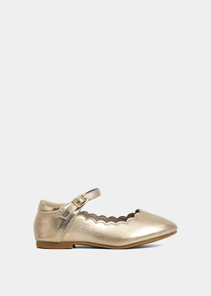 SHUSHOP NIÑA ZAPATO AGATHA MINI LIGHT GOLD