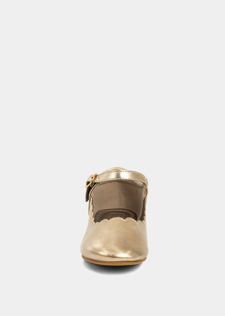 SHUSHOP NIÑA ZAPATO AGATHA MINI LIGHT GOLD