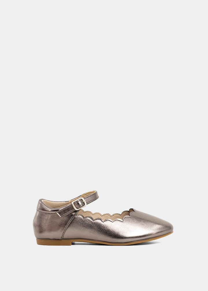 SHUSHOP NIÑA ZAPATO AGATHA MINI PEWTER
