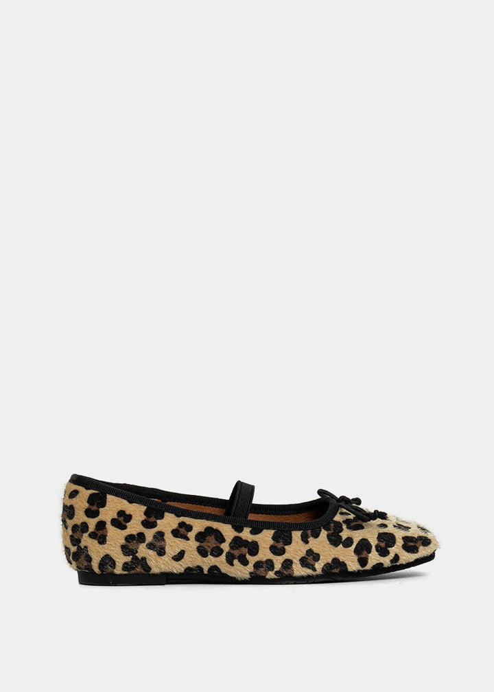 SHUSHOP NIÑA ZAPATO ANITA MINI LEOPARD HAIR