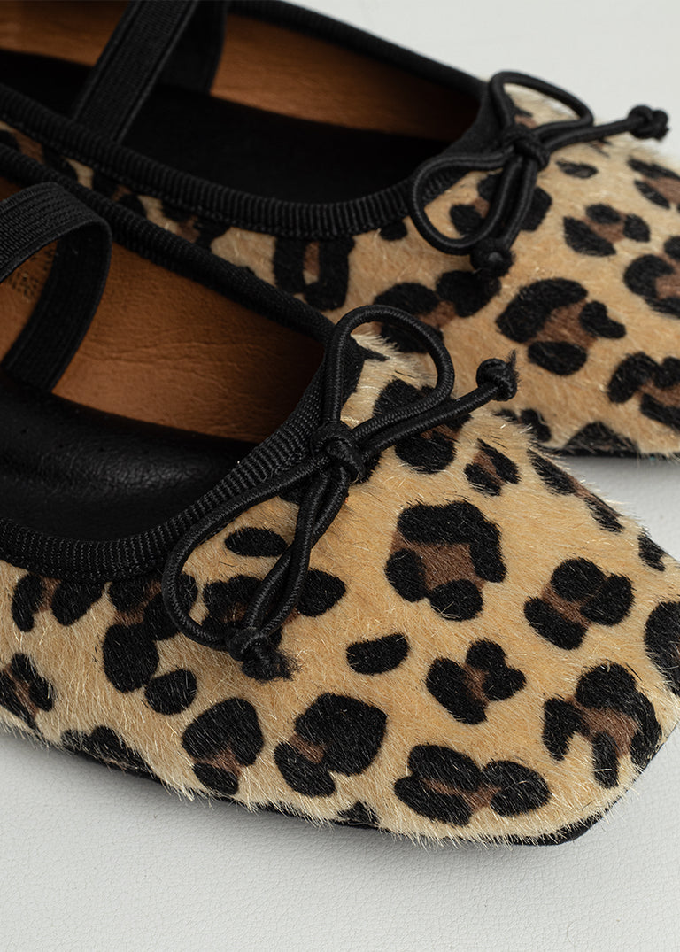 SHUSHOP NIÑA ZAPATO ANITA MINI LEOPARD HAIR
