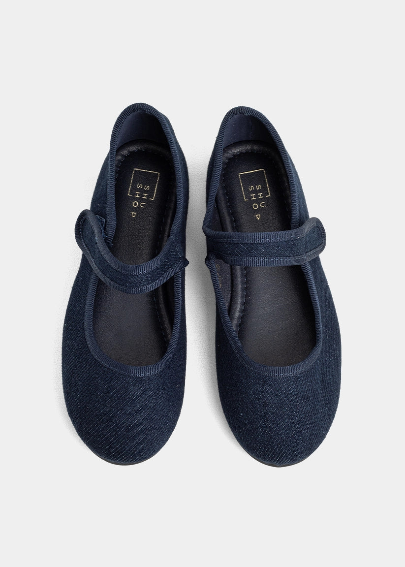SHUSHOP NIÑA ZAPATO ARYA MINI DARK DENIM