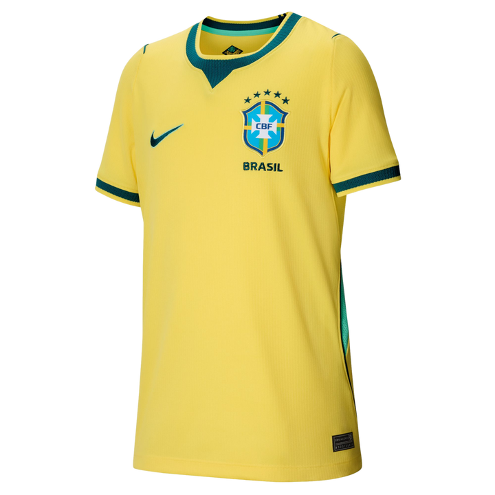 NIKE NIÑO TSHIRT CBF Y DF STAD HM CANARY/LIGHT MENTA/GEODE TEAL