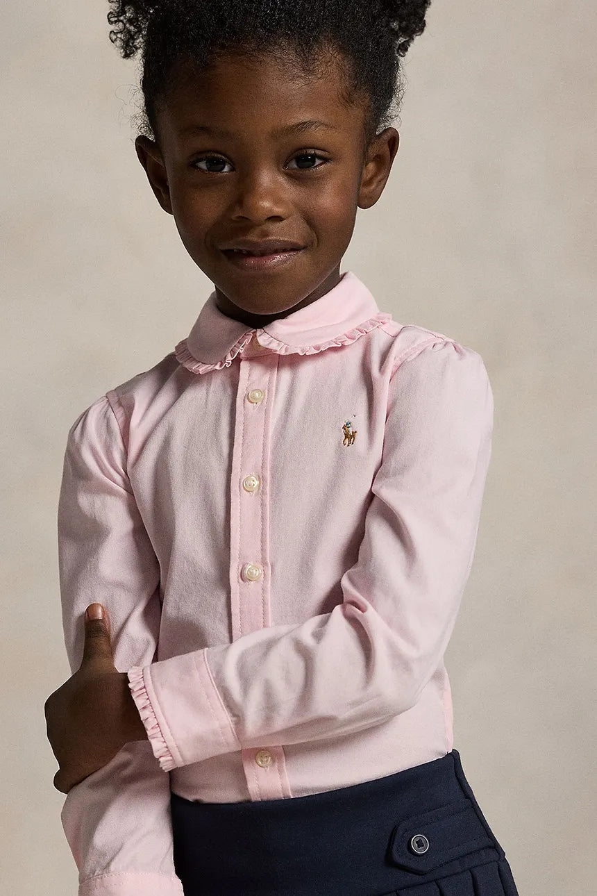 RALPH LAUREN NIÑA CAMISA BATH PINK