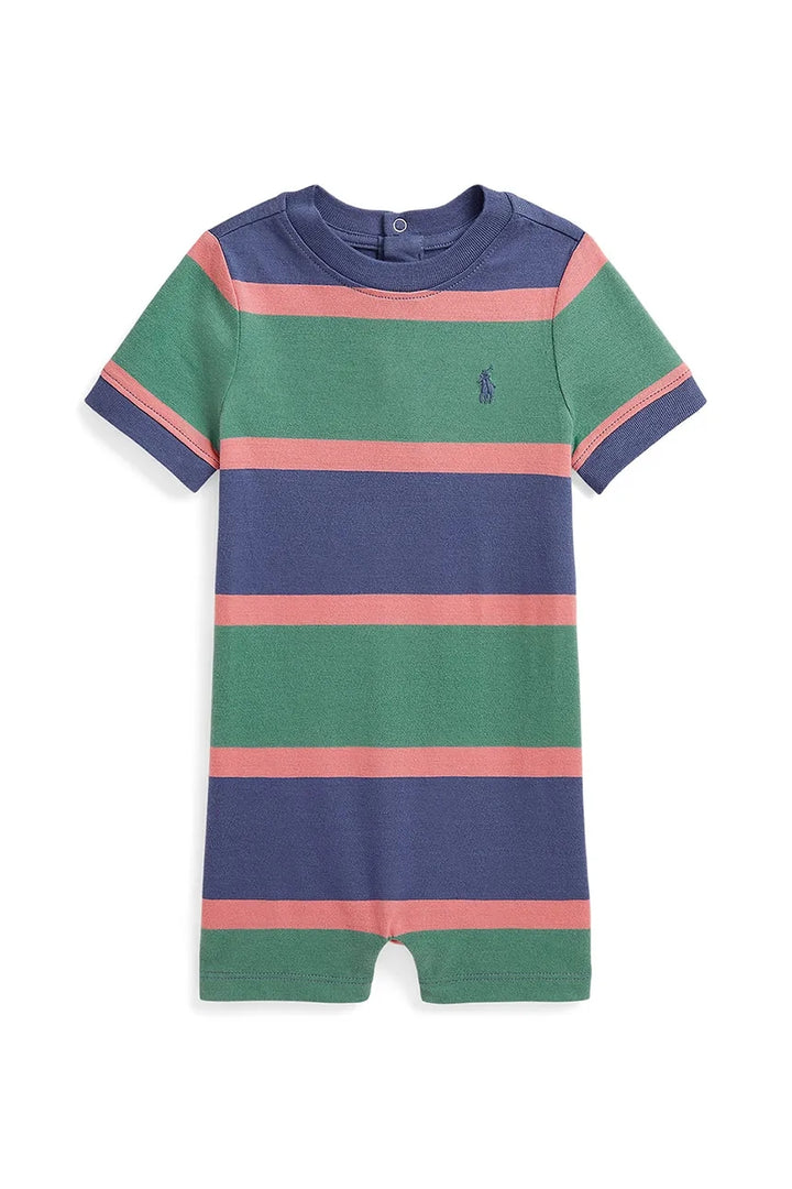RALPH LAUREN BEBE NIÑO OVEROL Y/D JERSEY FAIRWAY GREEN MULTI/C7952
