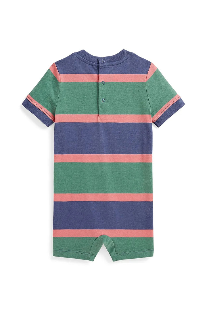 RALPH LAUREN BEBE NIÑO OVEROL Y/D JERSEY FAIRWAY GREEN MULTI/C7952