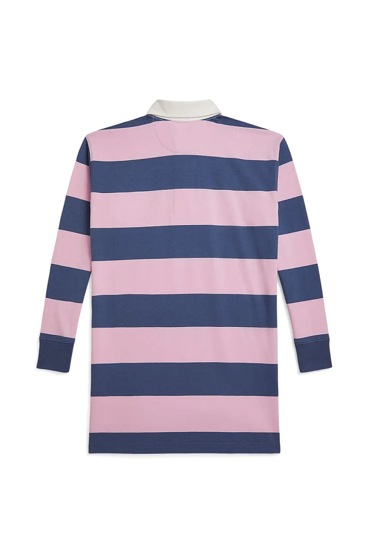 RALPH LAUREN NIÑA VESTIDO JERSEY GARDENPINKEARTHBLUESTRPEDCKWSH