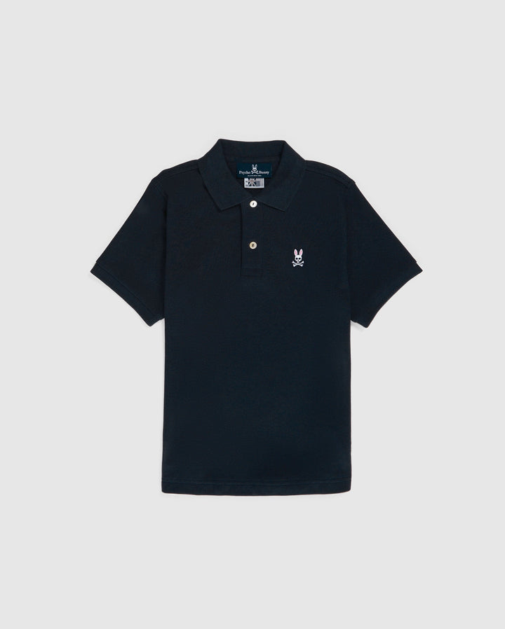 PSYCHO BUNNY NIÑO POLO CLASICO NVY