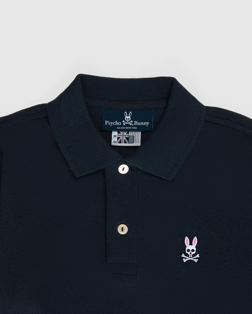 PSYCHO BUNNY NIÑO POLO CLASICO NVY