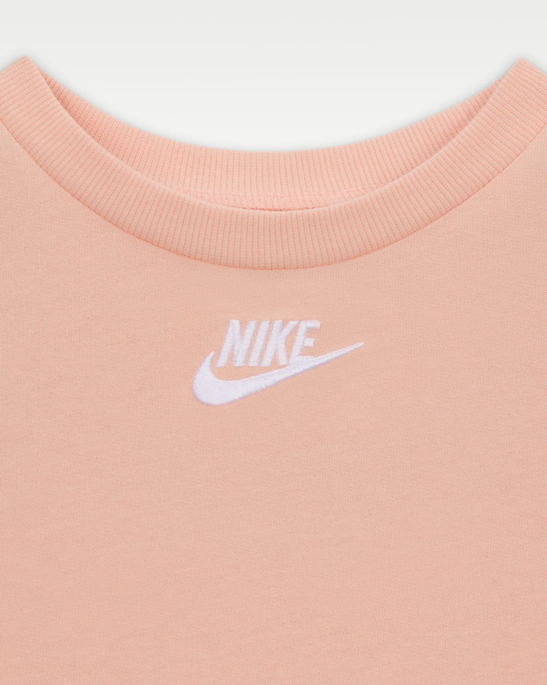 NIKE NIÑA CONJ. DE SHORT NKG FRENCH TERRY ARCTIC ORANGE