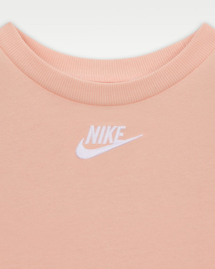 NIKE NIÑA CONJ. DE SHORT NKG FRENCH TERRY ARCTIC ORANGE