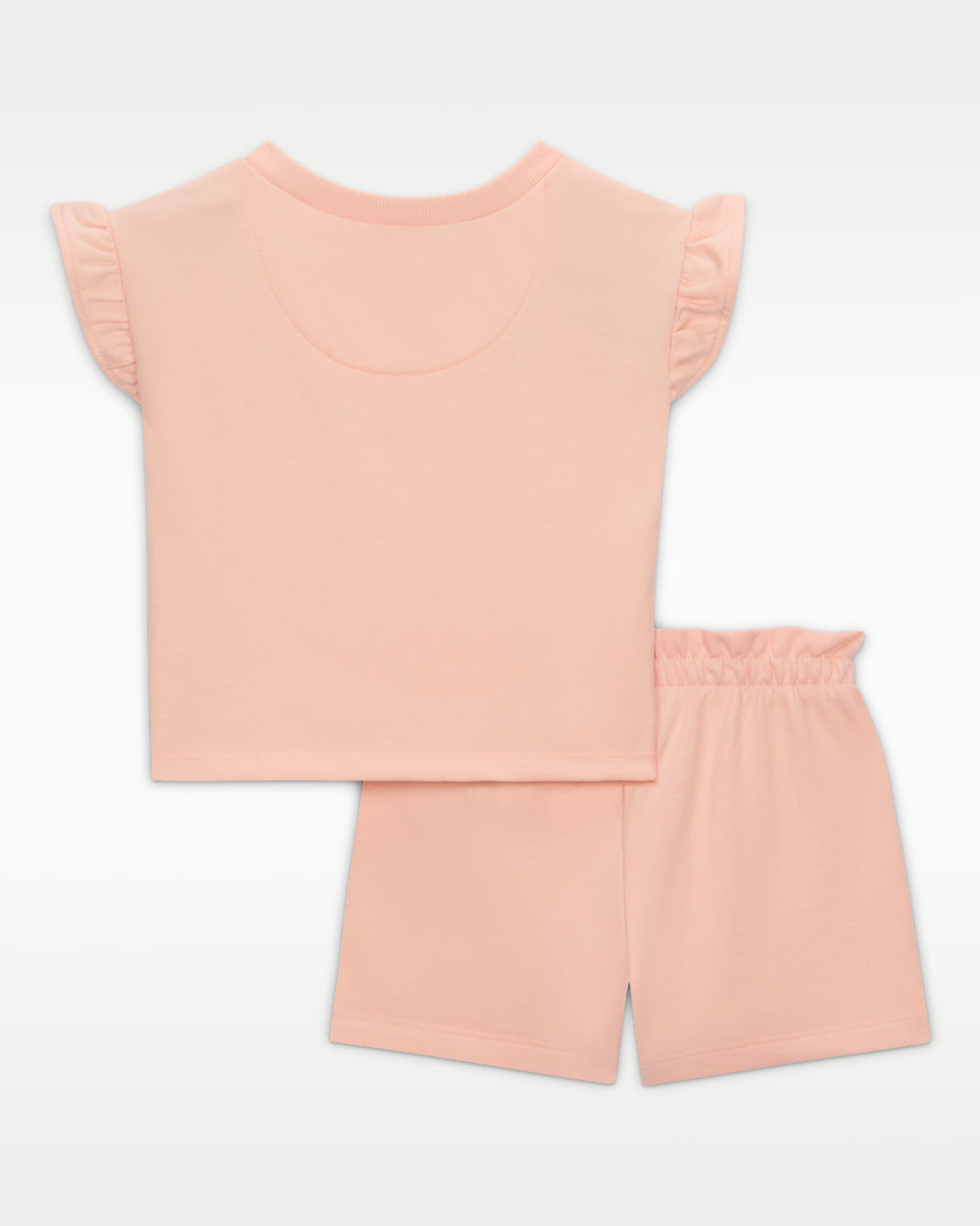 NIKE NIÑA CONJ. DE SHORT NKG FRENCH TERRY ARCTIC ORANGE