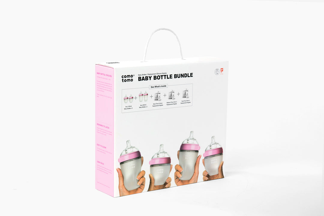 COMOTOMO BIBERON BUNDLES PINK