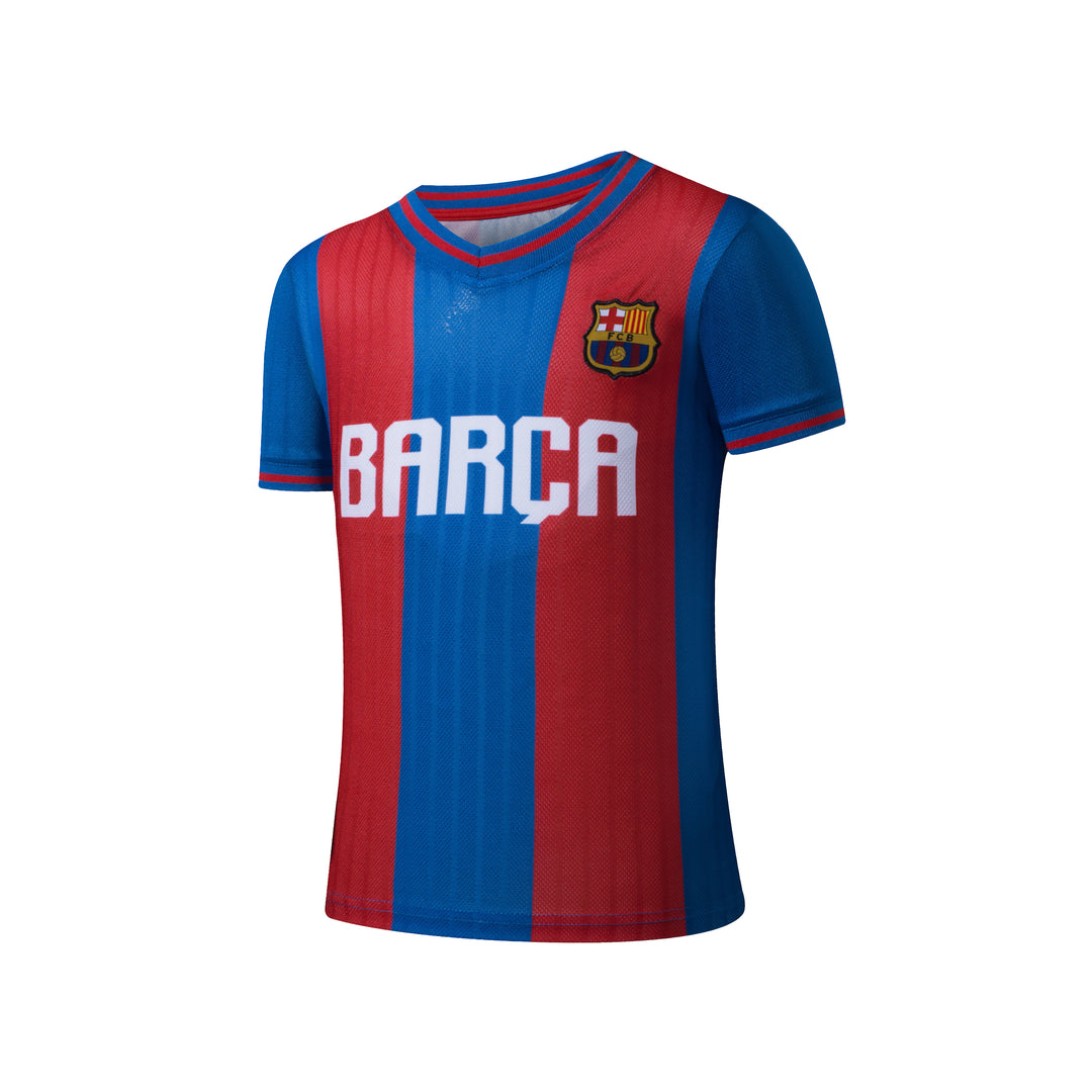 FANATICS NIÑO TSHIRT BARCELONA RETRO STRIPE M/C NAVY