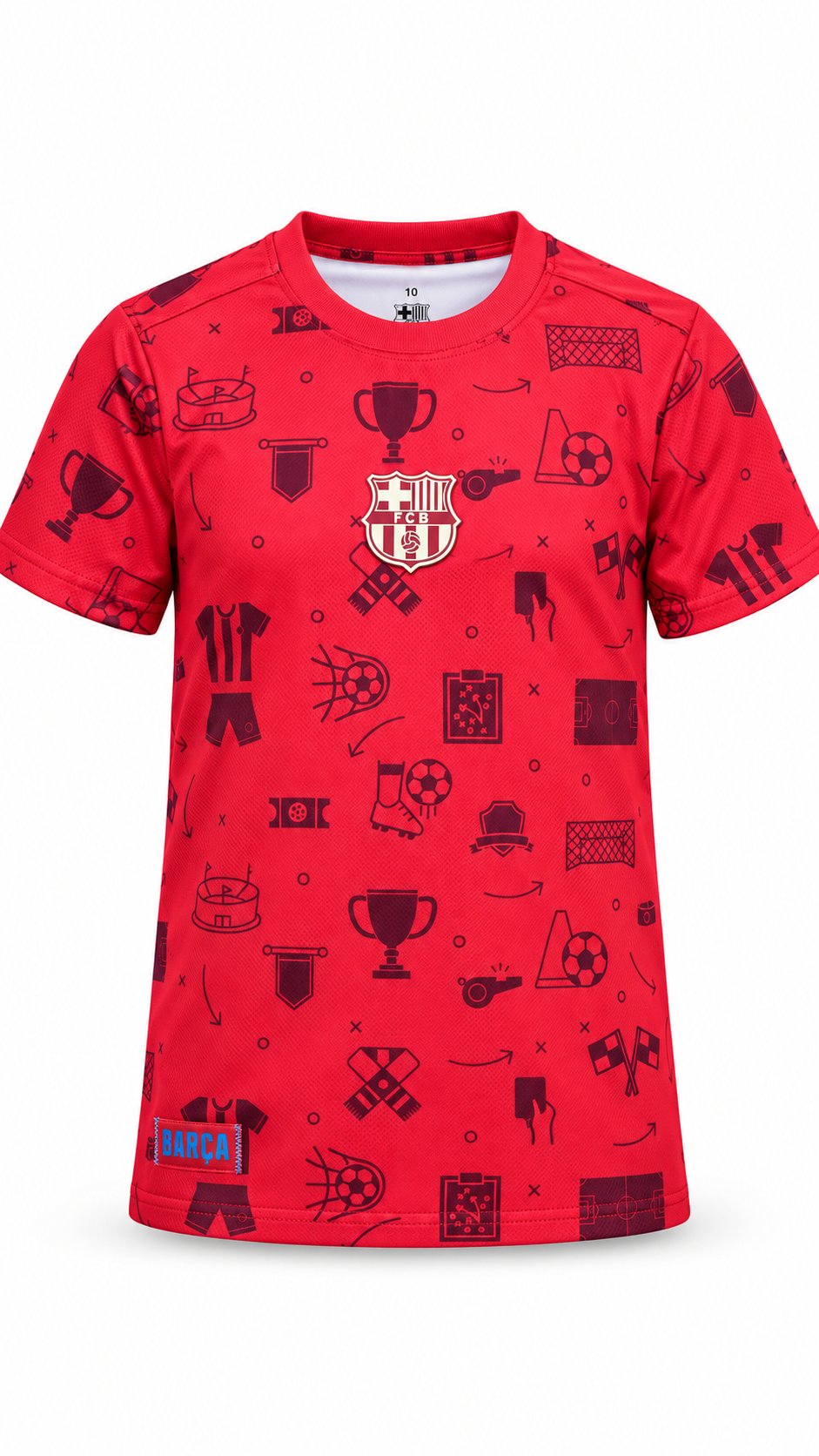 FANATICS NIÑO TSHIRT BARCELONA SOCCER EMOTICON M/C BURGUNDY