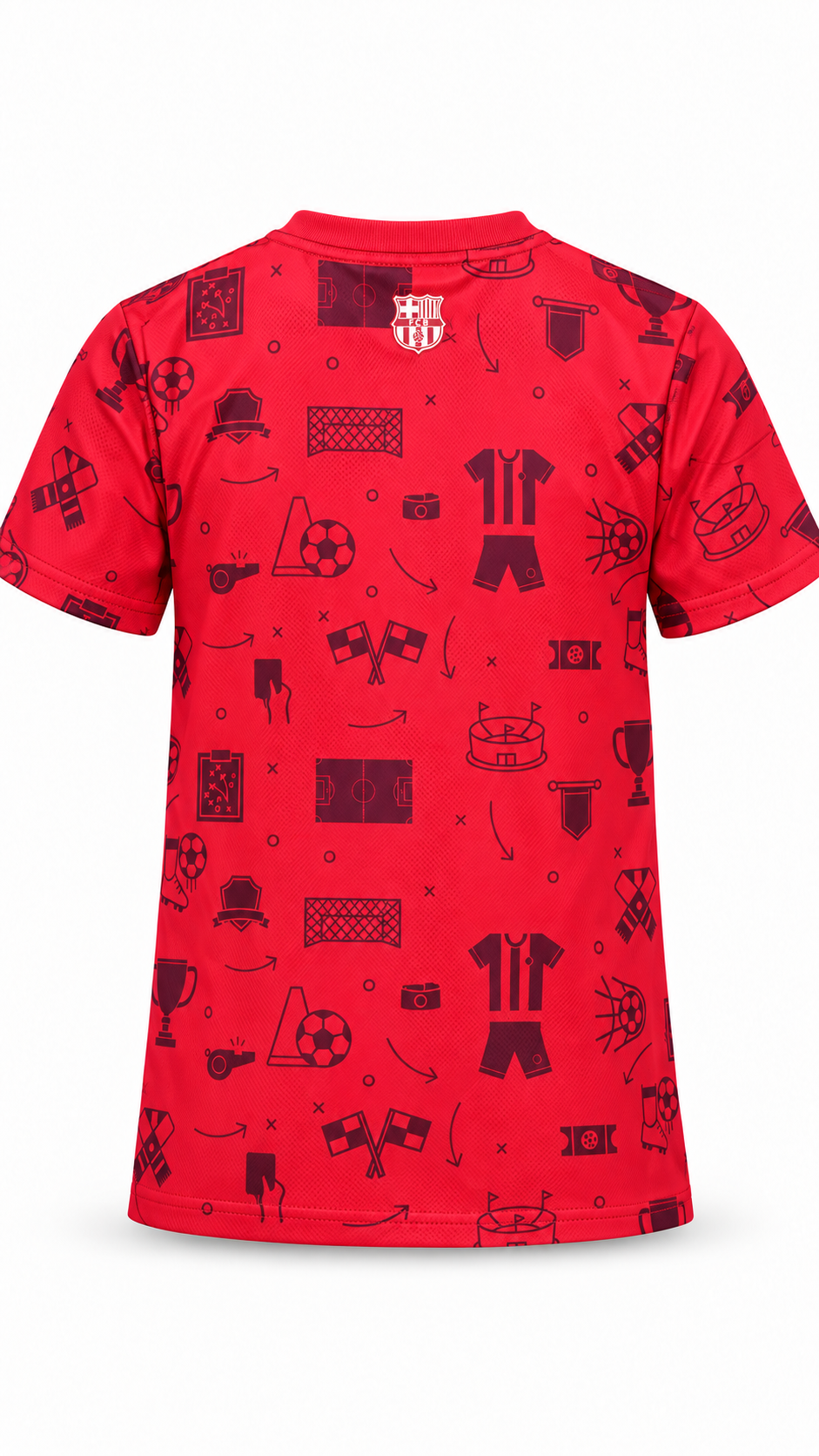 FANATICS NIÑO TSHIRT BARCELONA SOCCER EMOTICON M/C BURGUNDY