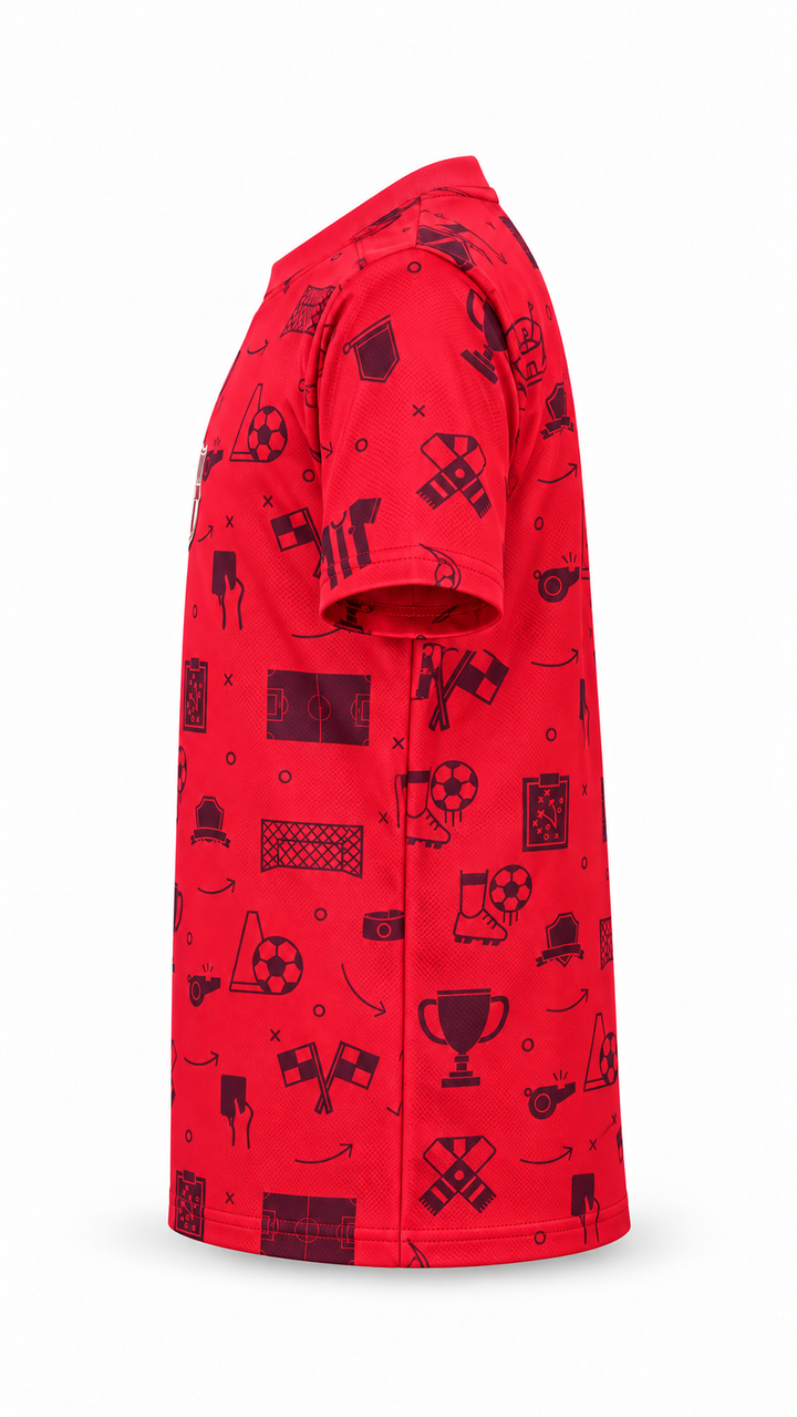 FANATICS NIÑO TSHIRT BARCELONA SOCCER EMOTICON M/C BURGUNDY