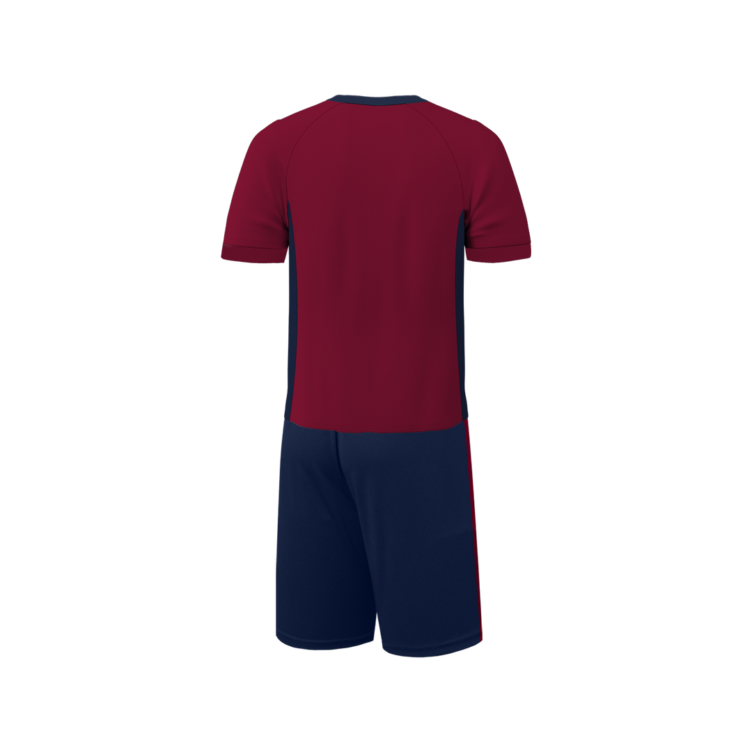 FANATICS NIÑO CONJ DE SHORT BARCELONA BURGUNDY/NAVY