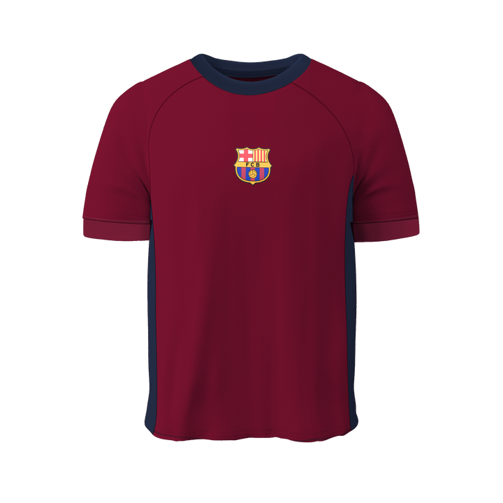 FANATICS NIÑO CONJ DE SHORT BARCELONA BURGUNDY/NAVY