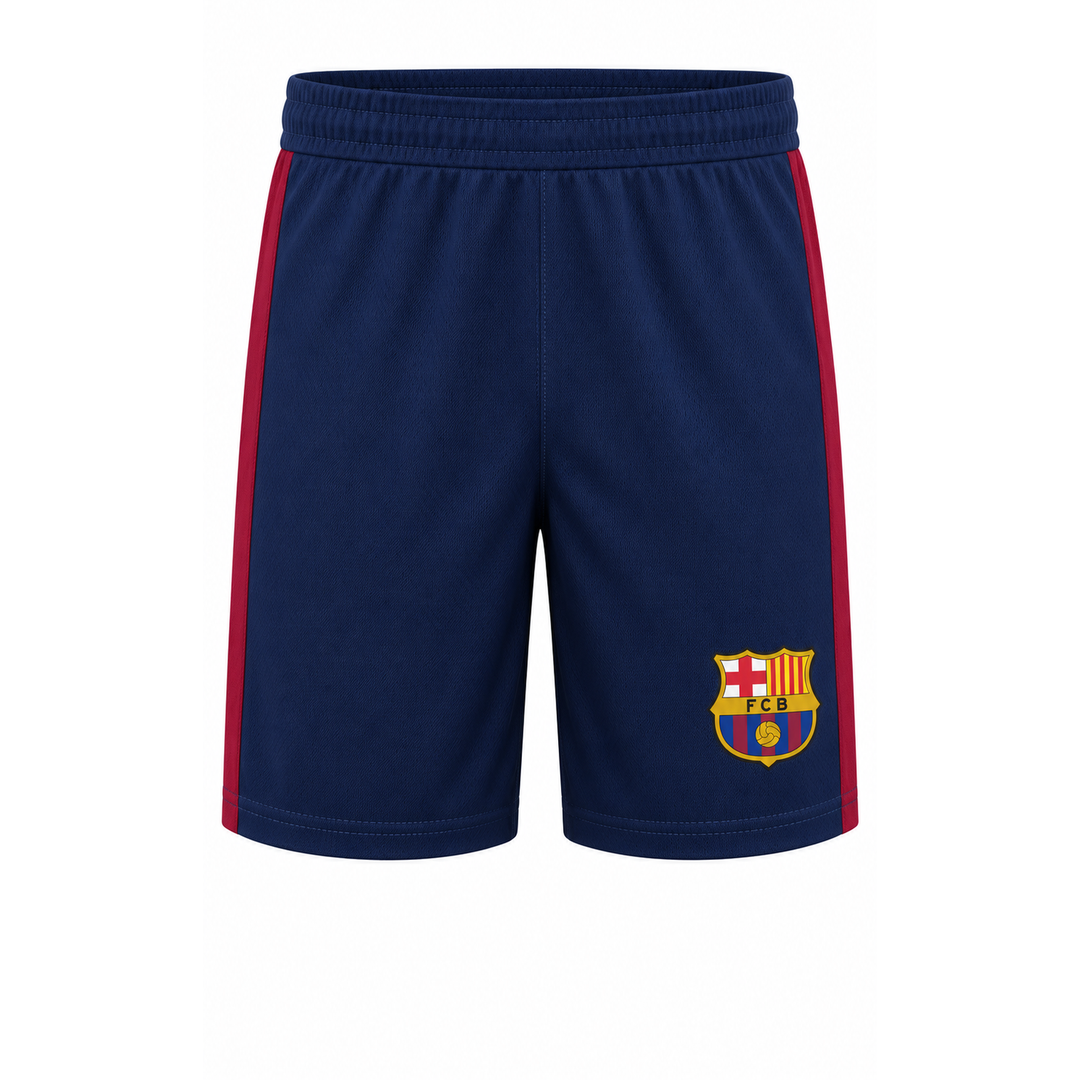 FANATICS NIÑO CONJ DE SHORT BARCELONA NAVY