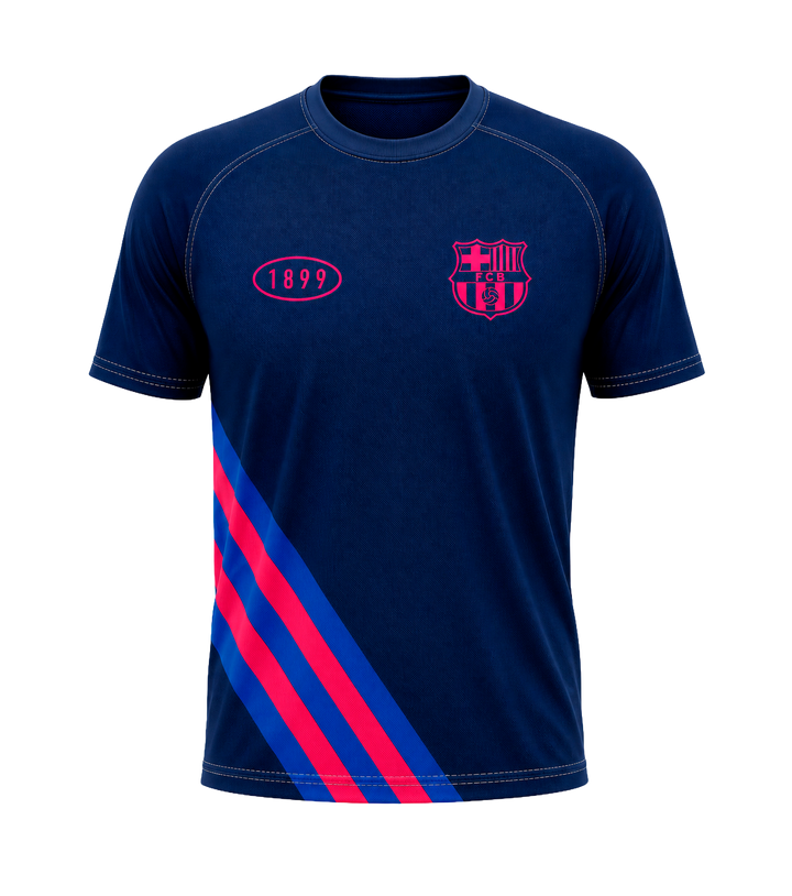 FANATICS NIÑO CONJ DE SHORT BARCELONA NAVY