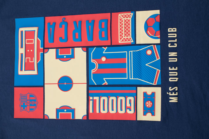 FANATICS NIÑO TSHIRT MANGA CORTA DEL BARCELONA EMOTICON