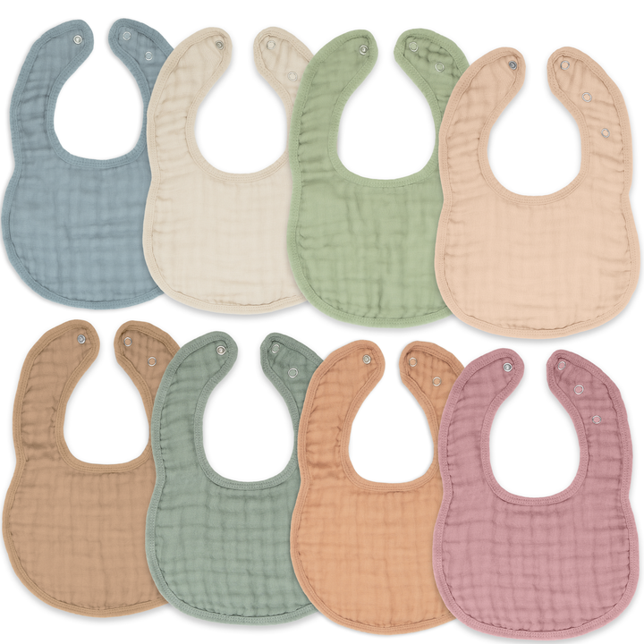 COMFY CUBS BABERO MUSLIN MULTICOLOR 8PK