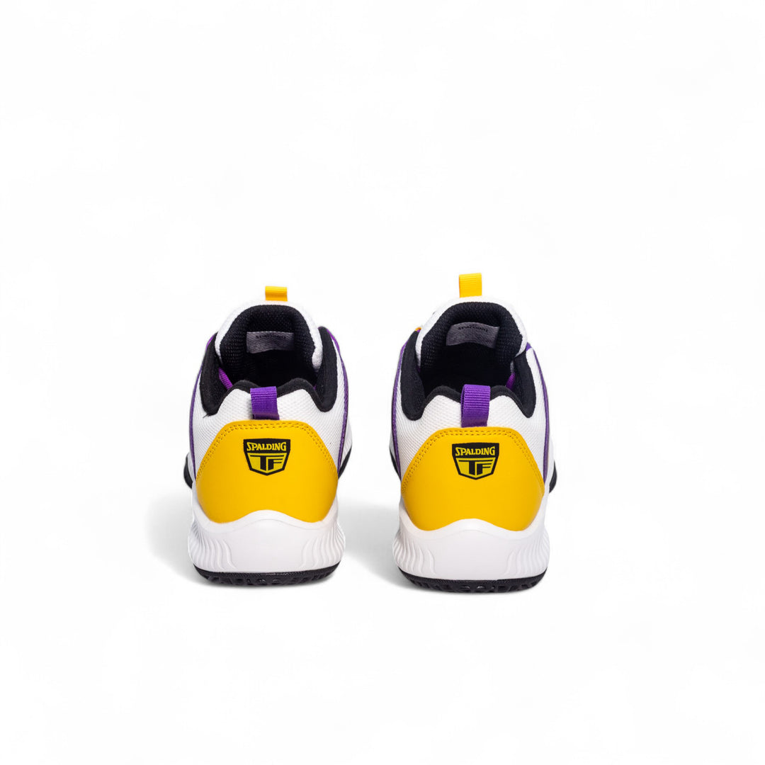 SPALDING NIÑO ZAPATILLA DUNKMASTER JR WHITE/PURPLE/YELLOW/BLACK
