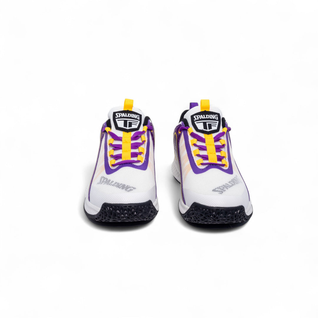 SPALDING NIÑO ZAPATILLA DUNKMASTER JR WHITE/PURPLE/YELLOW/BLACK