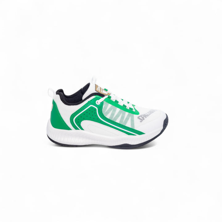 SPALDING NIÑO ZAPATILLA DUNKMASTER JR WHITE/GREEN