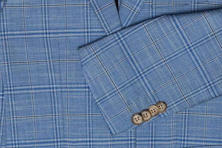 ISAAC MIZRAHI NIÑO BLAZER PLAID BLUE