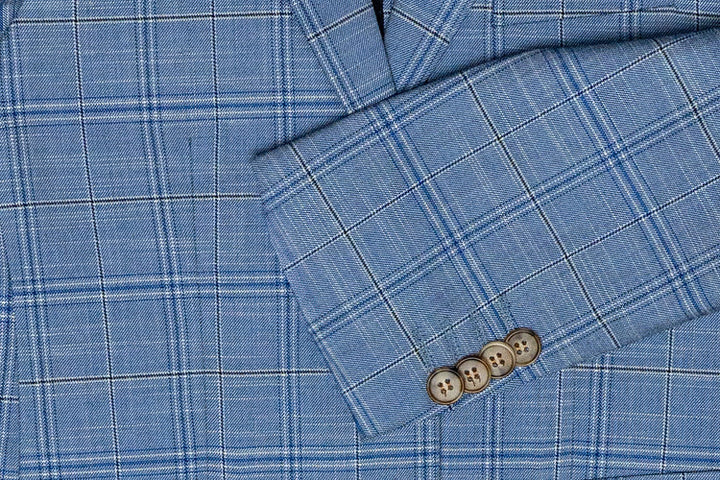 ISAAC MIZRAHI NIÑO BLAZER PLAID BLUE