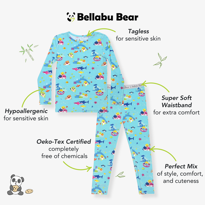 BELLABU BEAR NIÑO PIJAMA BABY SHARK BAMBOO