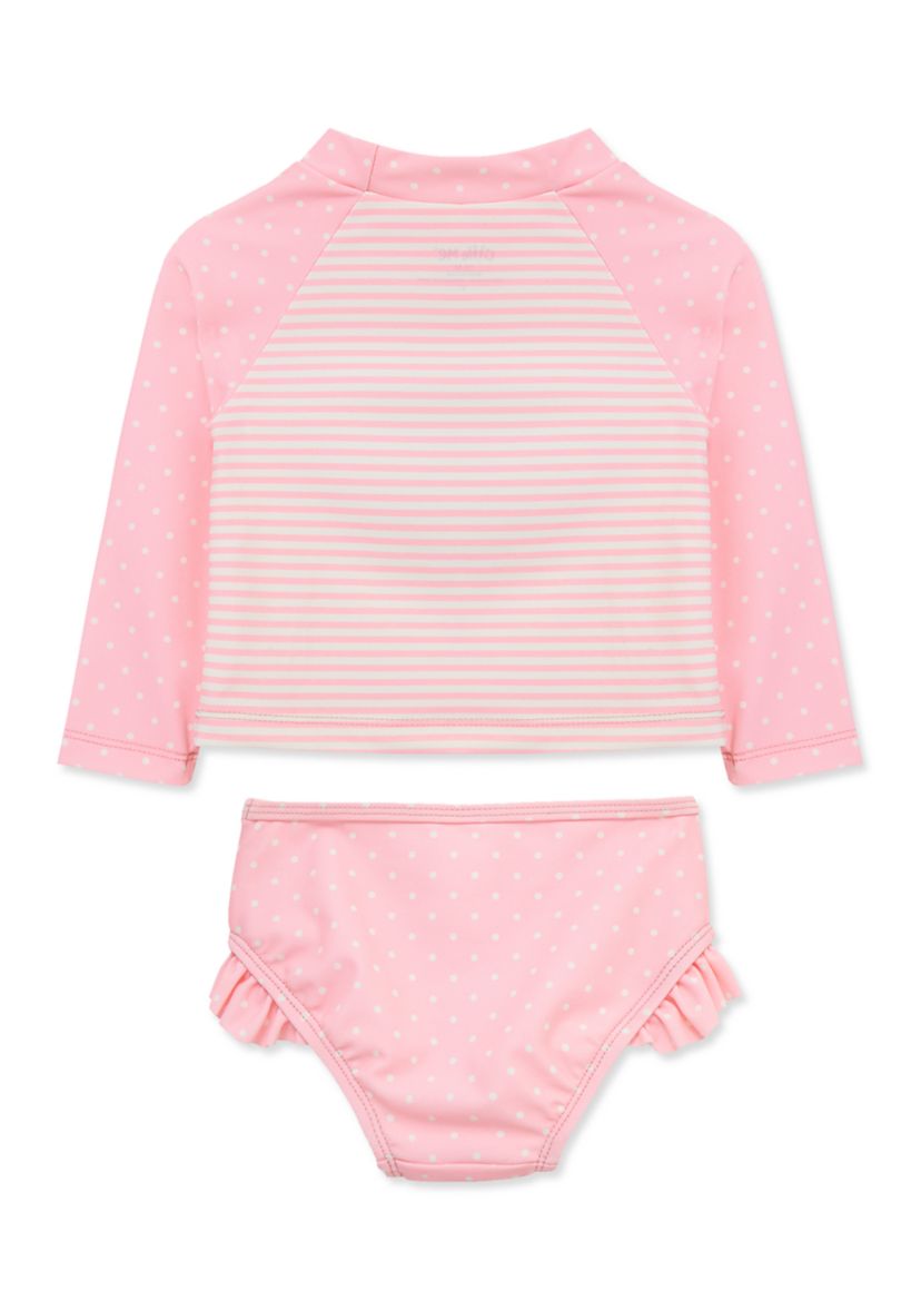 LITTLE ME NIÑA VESTIDO DE BAÑO STRAWBERRY 2PCS PINK
