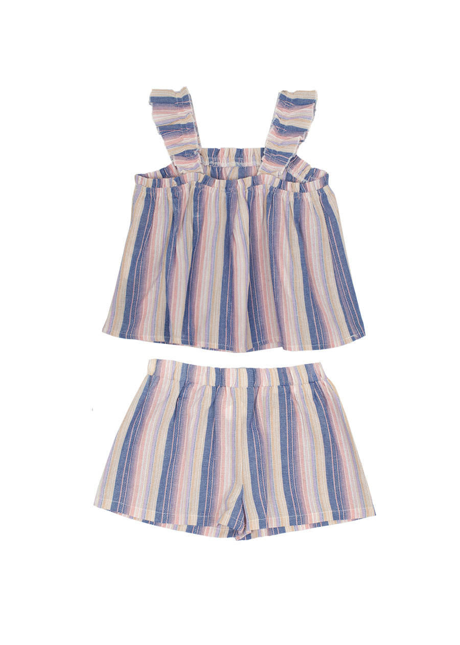 MABEL & HONEY NIÑA CONJ. DE SHORT RILEY ROSE PURPLE