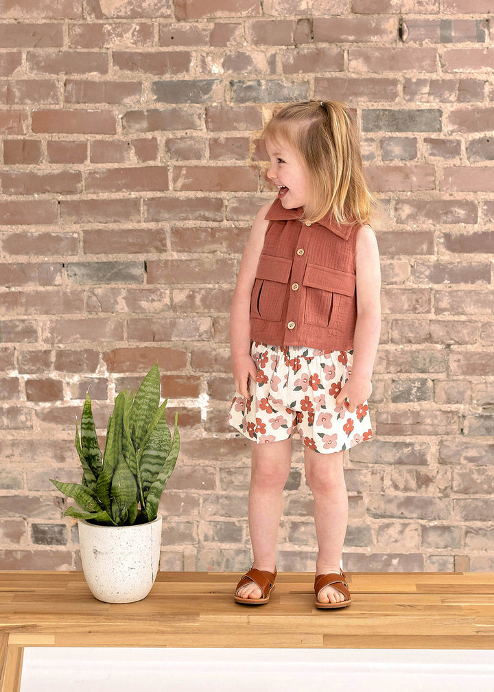 MABEL & HONEY NIÑA CONJ. DE SHORT MAVERY PINK