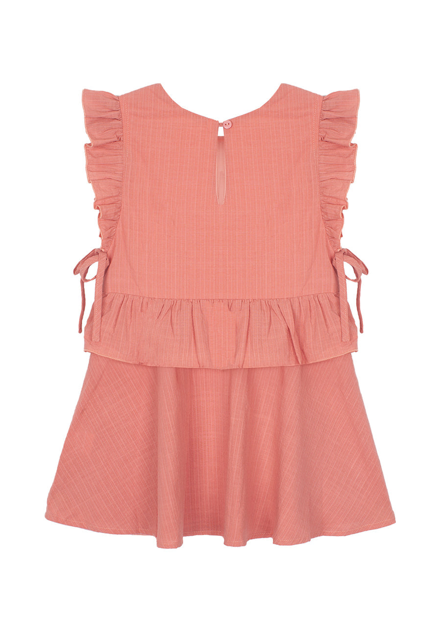 MABEL & HONEY NIÑA VESTIDO ROSY CHEEKS PINK