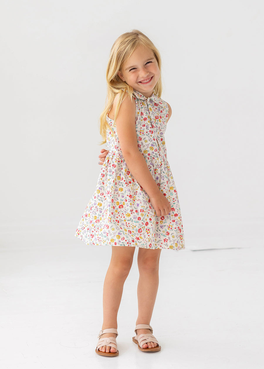 MABEL & HONEY NIÑA VESTIDO SUPER BLOOM MULTI