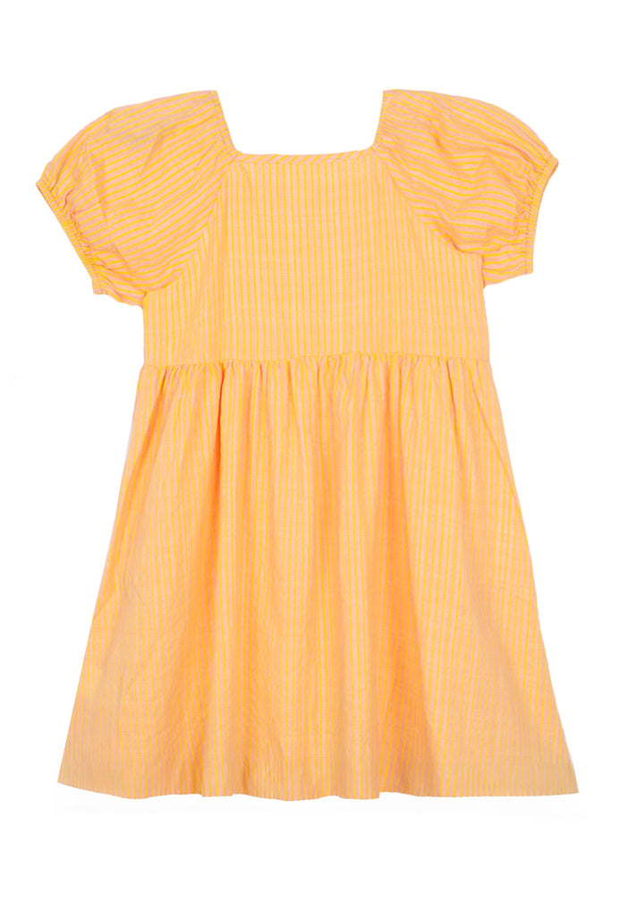 MABEL & HONEY NIÑA VESTIDO PINK LEMONADE YELLOW