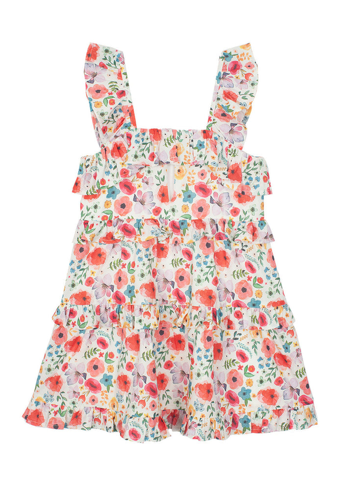 MABEL & HONEY NIÑA VESTIDO DANCING PETALS MULTI