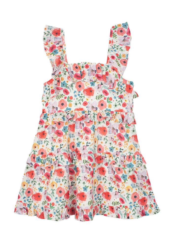 MABEL & HONEY NIÑA VESTIDO DANCING PETALS MULTI