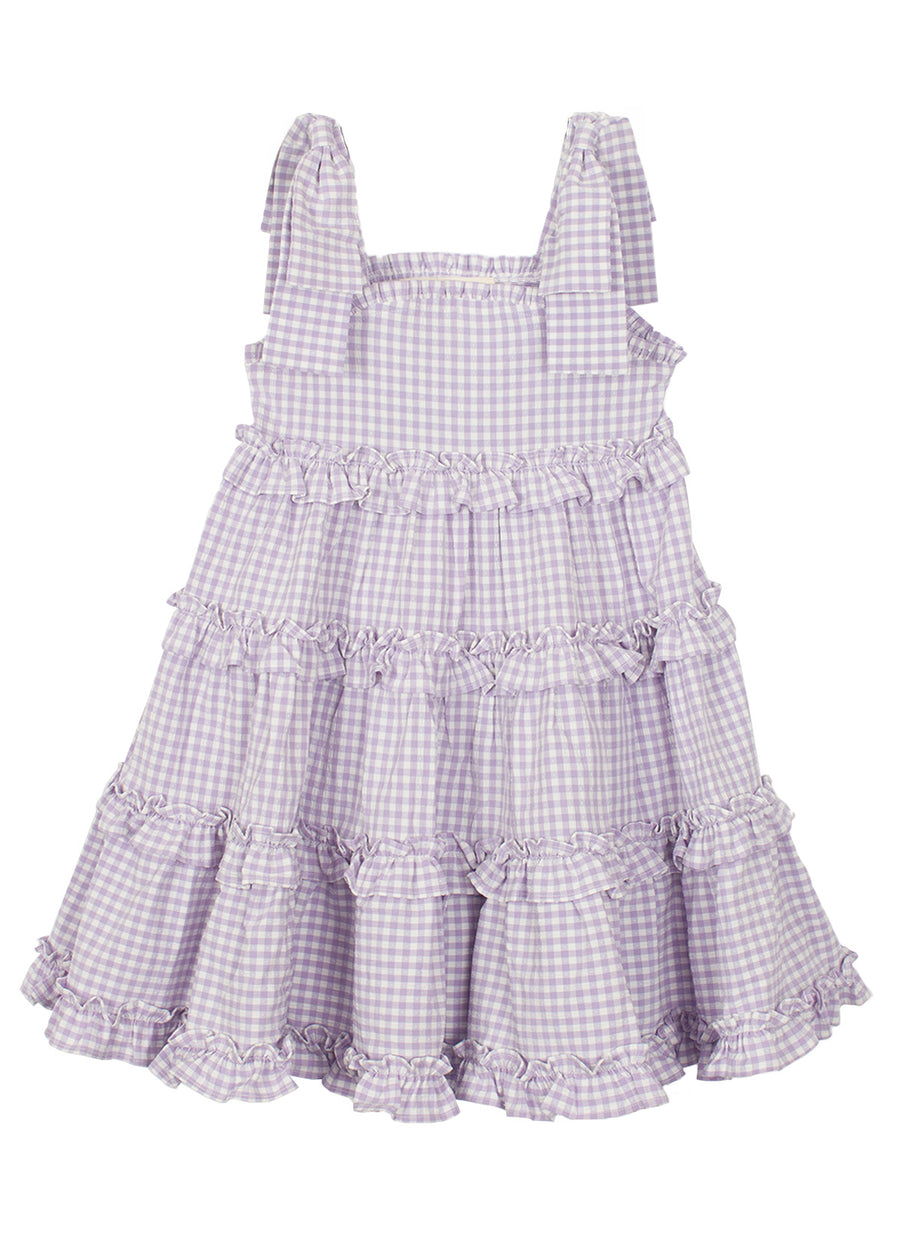 MABEL & HONEY NIÑA VESTIDO SUPER BLOOM PURPLE