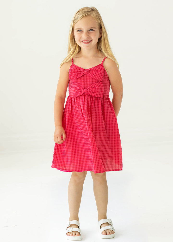 MABEL & HONEY NIÑA VESTIDO COQUETTE PINK