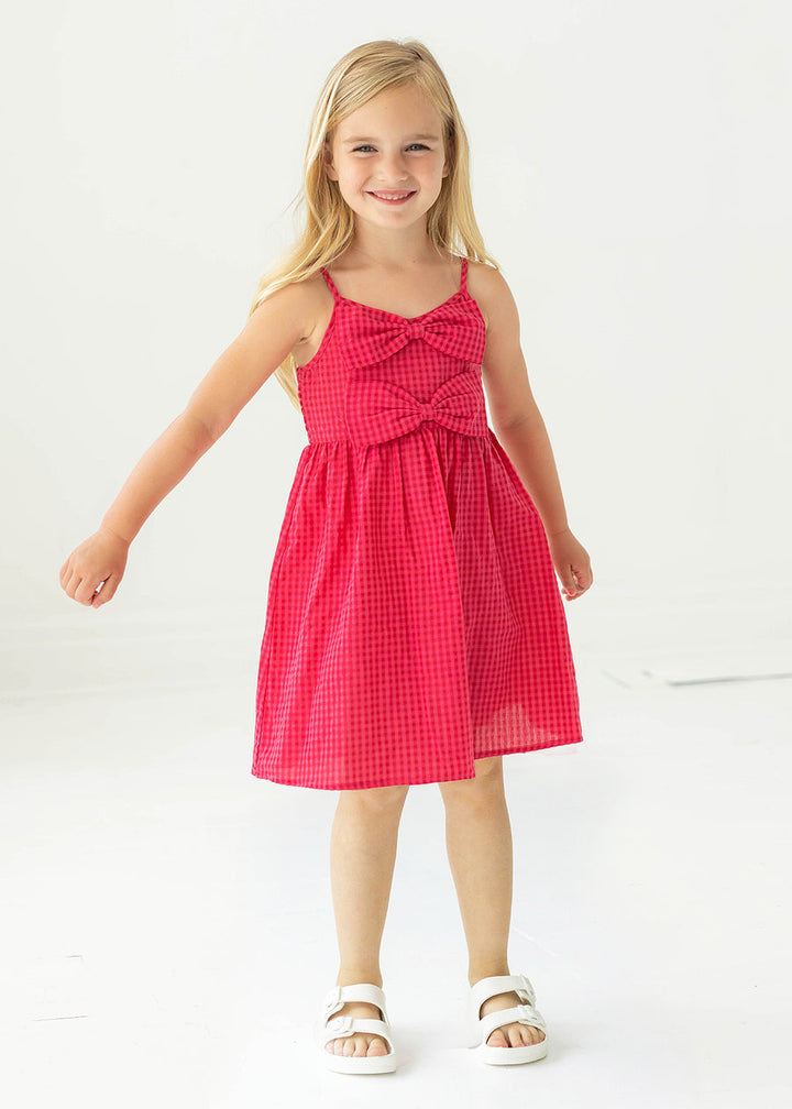 MABEL & HONEY NIÑA VESTIDO COQUETTE PINK