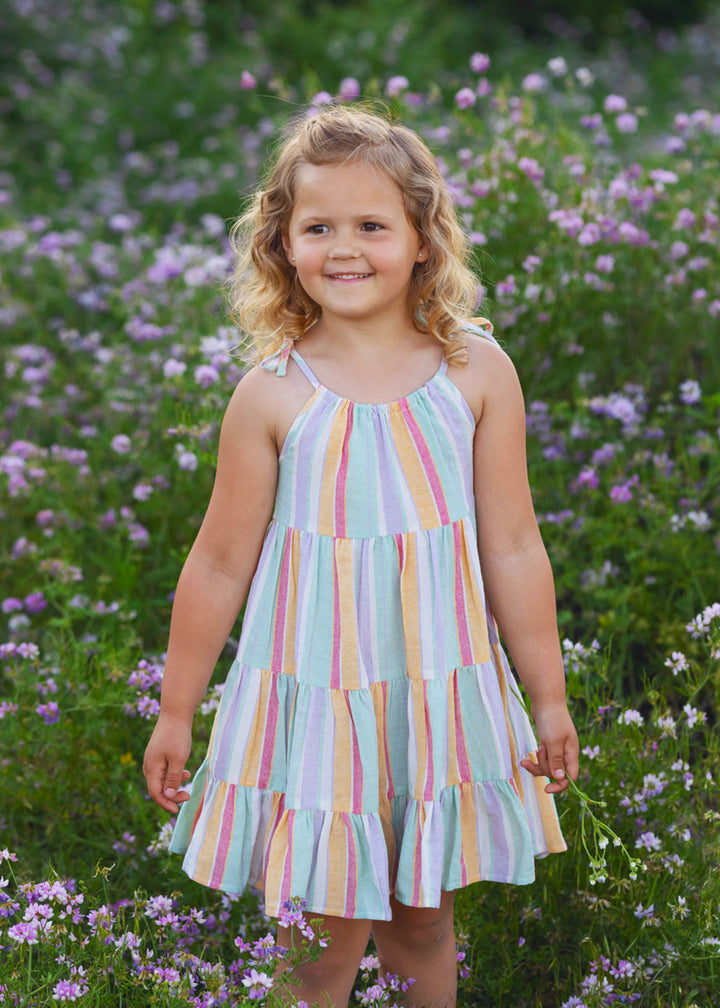 MABEL & HONEY NIÑA VESTIDO MALIBU MULTI