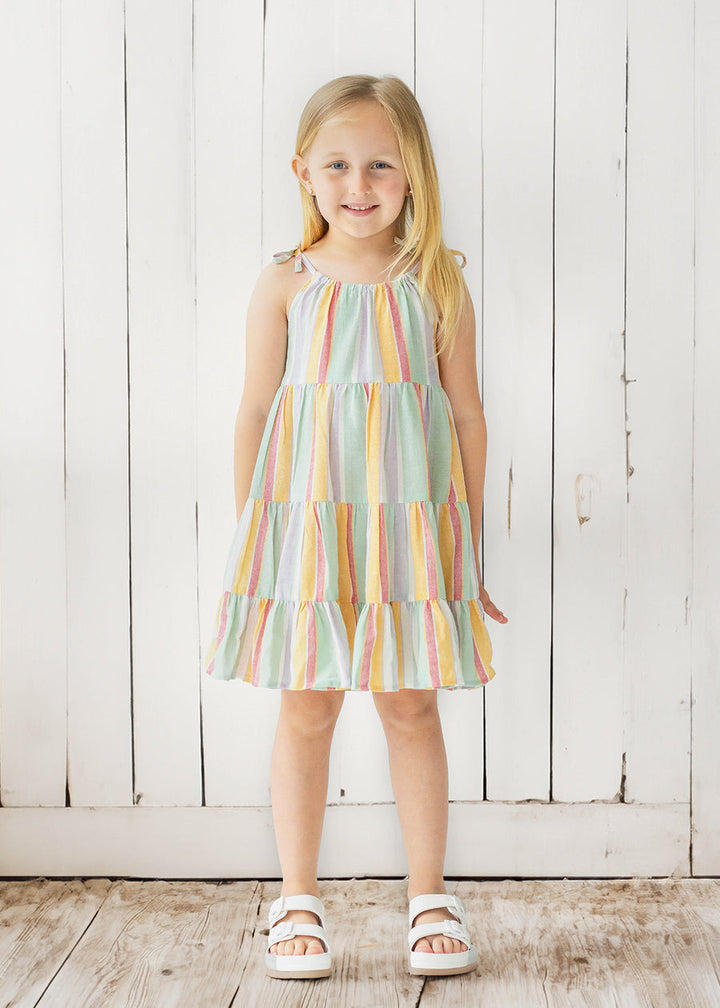 MABEL & HONEY NIÑA VESTIDO MALIBU MULTI